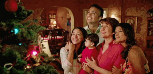 Feliz Navidad Familia 498 X 242 Gif GIF