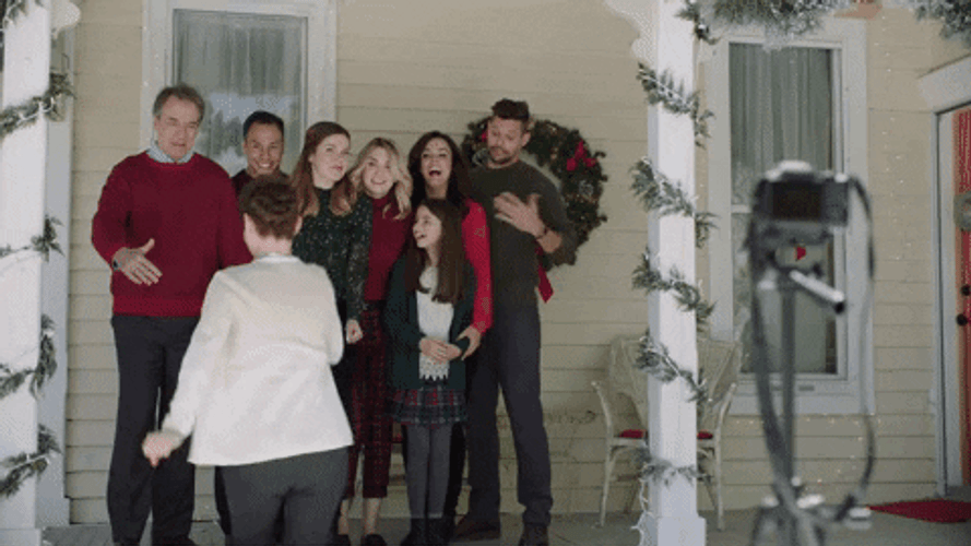 Feliz Navidad Familia GIF