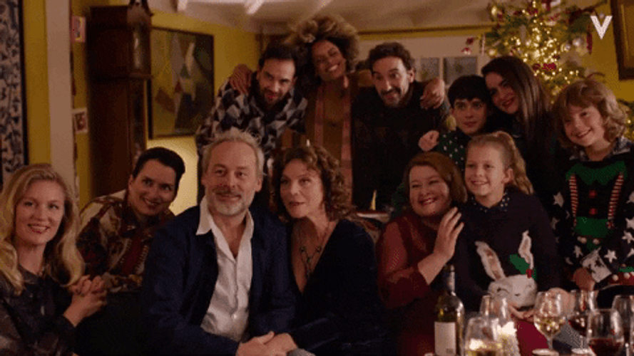 Feliz Navidad Familia GIF