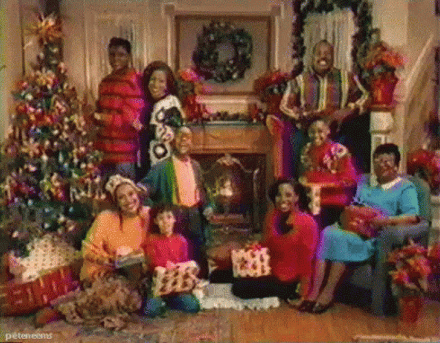 Feliz Navidad Familia GIF