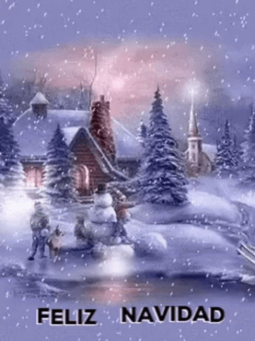 Feliz Navidad Familia GIF