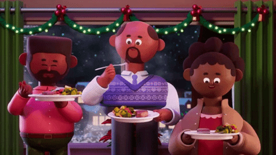 Feliz Navidad Familia GIF