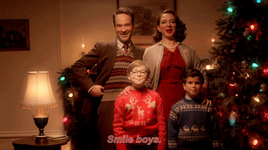 Feliz Navidad Familia GIF