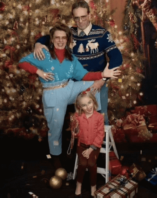 Feliz Navidad Familia GIF