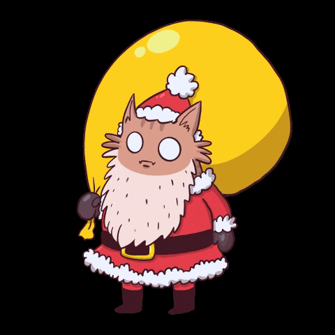 Feliz Navidad Gatos 480 X 480 Gif GIF