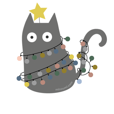 Feliz Navidad Gatos 480 X 480 Gif GIF