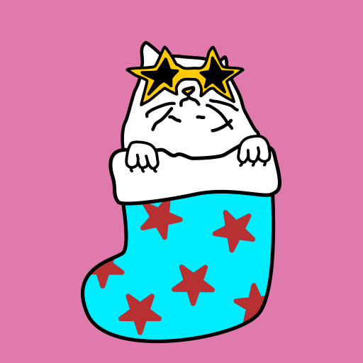 Feliz Navidad Gatos 512 X 512 Gif GIF