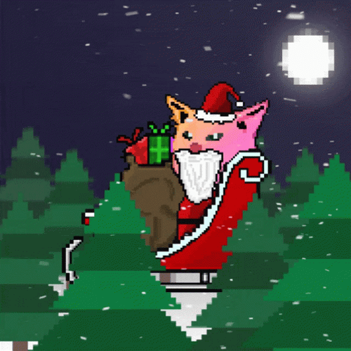 Feliz Navidad Gatos GIF