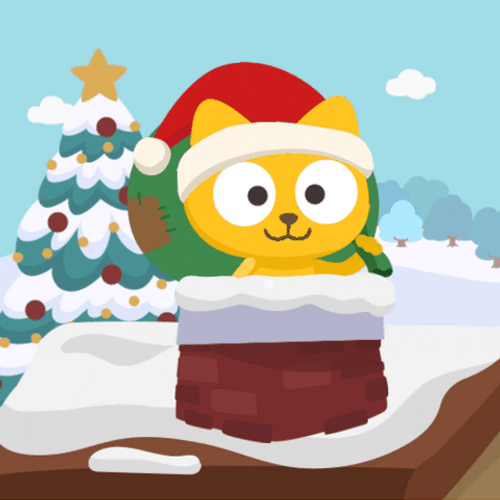 Feliz Navidad Gatos GIF