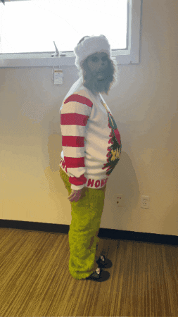 Feliz Navidad Grinch 253 X 450 Gif GIF
