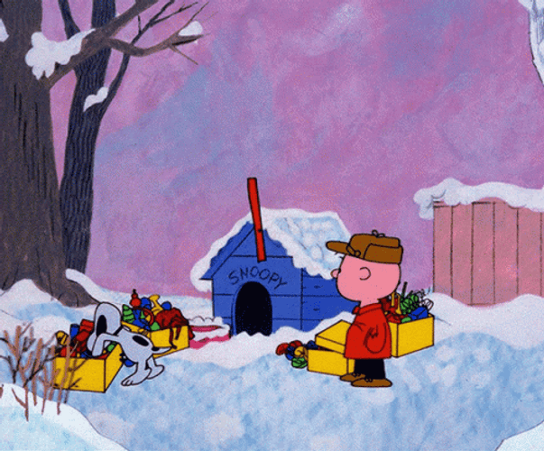 Feliz Navidad Snoopy GIF