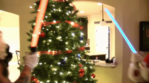Feliz Navidad Star Wars 498 X 278 Gif GIF