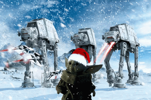 Feliz Navidad Star Wars 498 X 331 Gif GIF