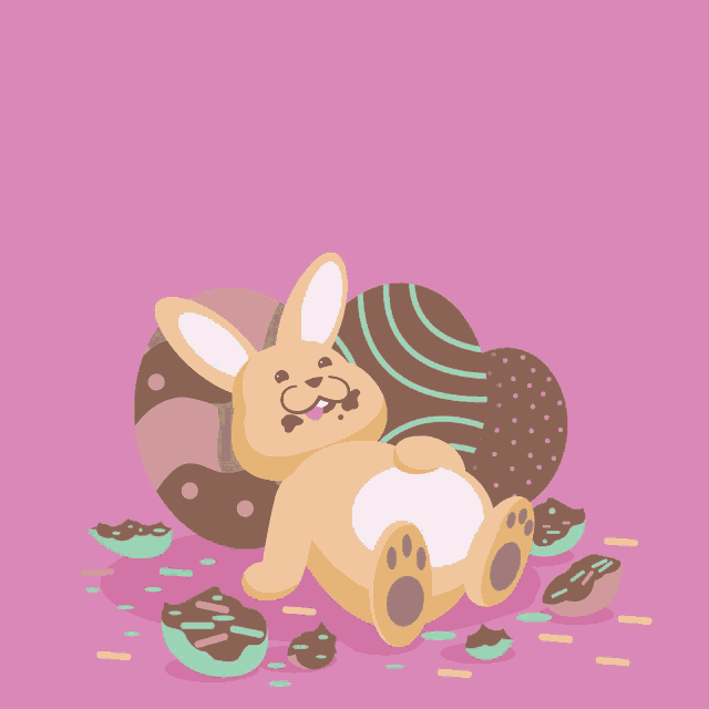 Feliz Pascua Full Bunny Easter Egg Chocolate GIF