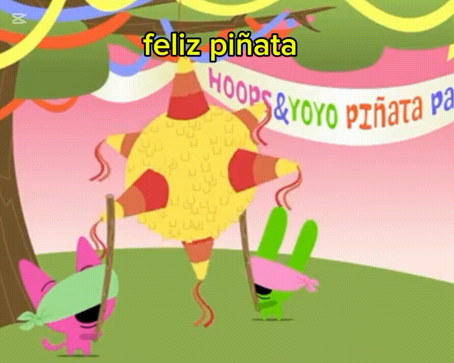 Feliz Piñata With Hoops and Yoyo