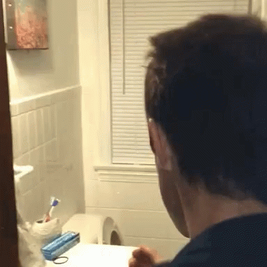 Fell At Restroom Drunk Stumbling GIF