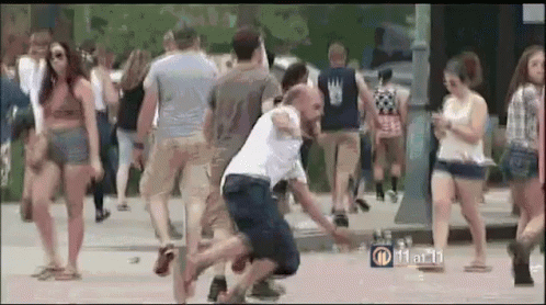 Fell Drunk Stumbling At Luke Bryan GIF