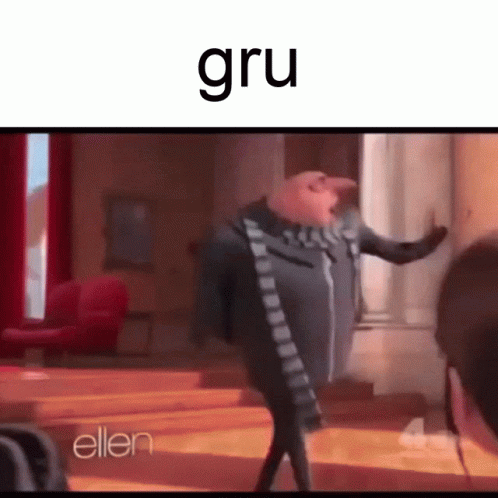 Felonious Gru Cosplay At Ellen Despicable Me GIF