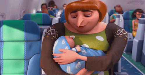 Felonious Gru Mom And Baby Boom Boom GIF