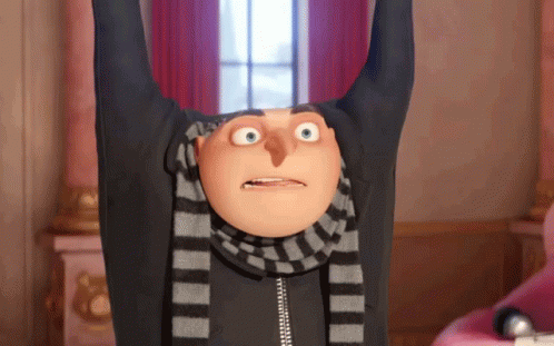 Felonious Gru Shocked Despicable Me GIF
