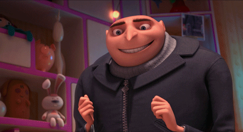 Felonious Gru Surprise Face GIF