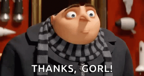 Felonious Gru Thanks Girl Despicable Me GIF