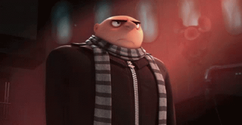 Felonious Gru Upset Despicable Me GIF
