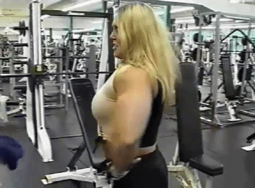 Colette Nelson Body Builder Gym GIF