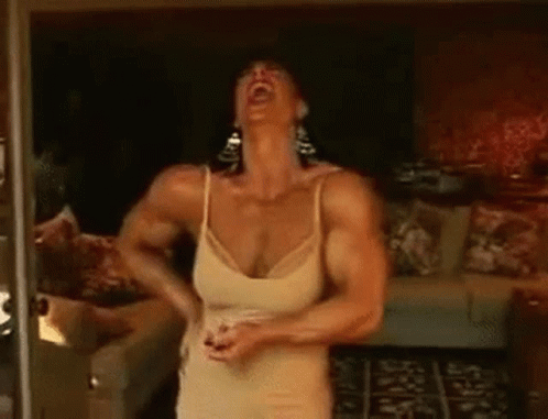 Female Body Builder Muscle GIF