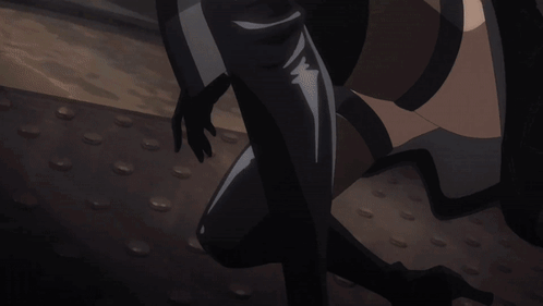 Female Anime Character Holding Sword
