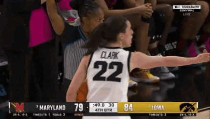 Female Basketball Player in Jersey Number 22