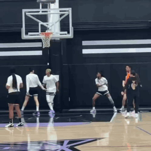 Female Basketball Players Playing Game GIF