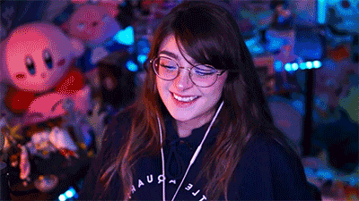 Female Gamer Mind Explosion Burning Flames GIF