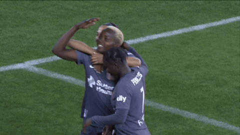 Female Players From Zambia Showing Support GIF