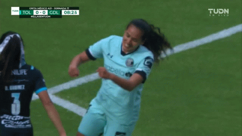 Female Soccer Player in Arabela Jersey
