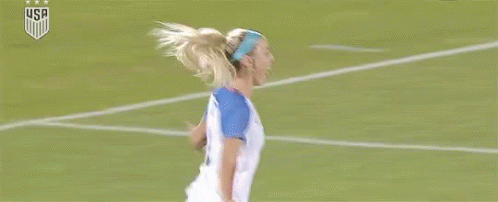 Female Soccer Player Jersey Number 8 GIF