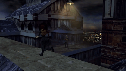 Female Video Game Character Holding Torch