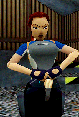 Female Video Game Character With Hands Folded