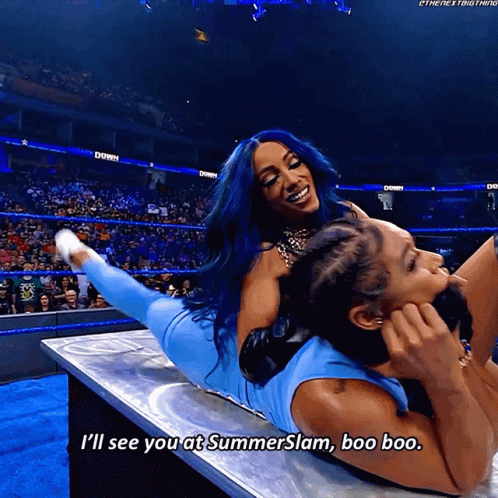 Female Wrestler Says I'll See You at Summerslam