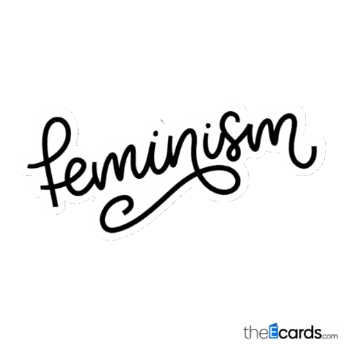 Feminism Flower Sticker