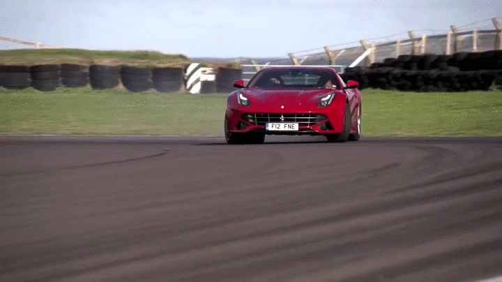 Ferrari F12 Berlinetta Drifting GIF