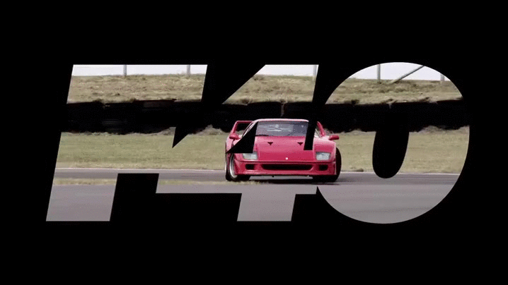 Ferrari F50 F40 Awesome Drift GIF