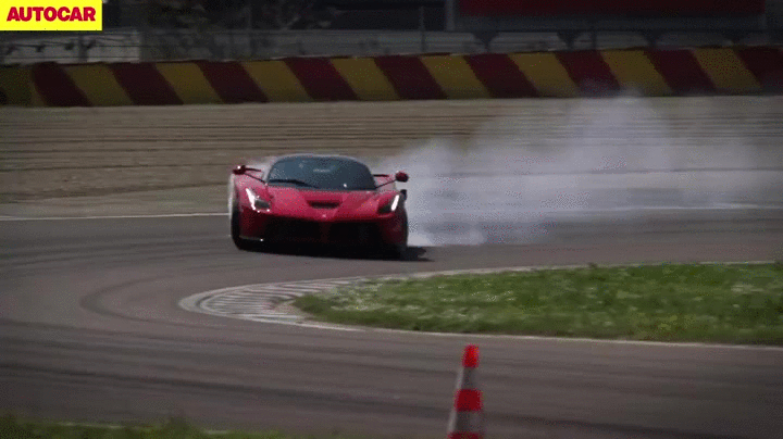 Ferrari Laferrari Auto Car Drift GIF