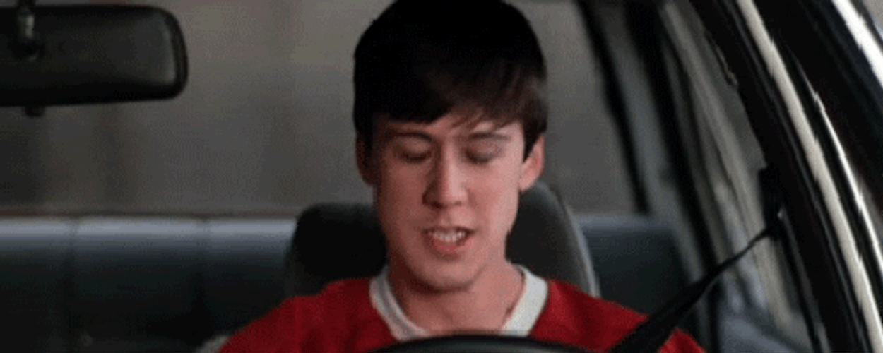 Ferris Bueller In The Car GIF