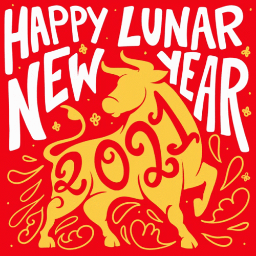 Festive Happy Lunar New Year 2021 GIF