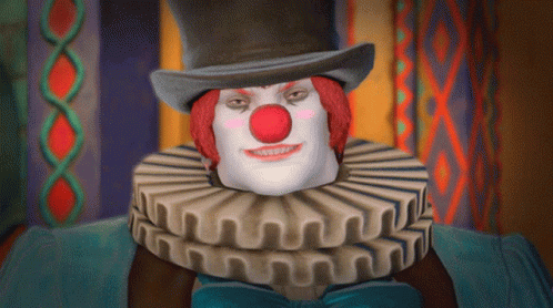 Ffxiv Clown Awkward Evil Smile GIF