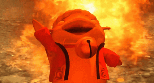 Ffxiv Namazu On Fire GIF