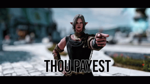 Ffxiv Thou Payest Not Mine Sub GIF