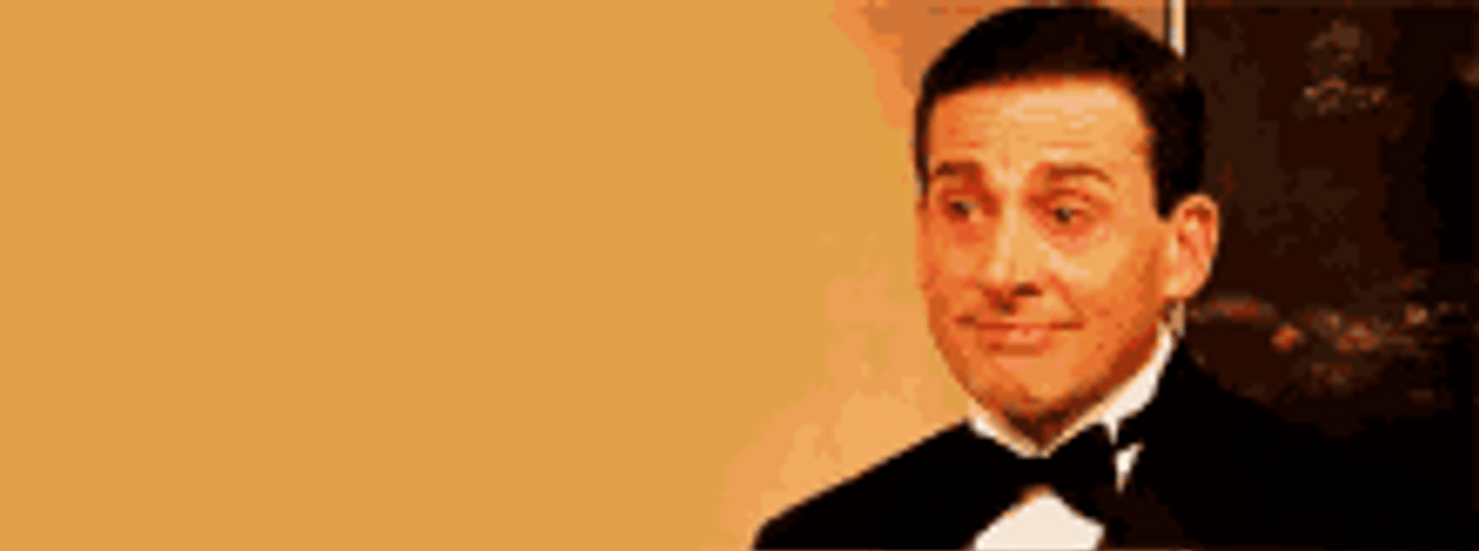 Fictional Character Michael Scott Crying And Smile GIF