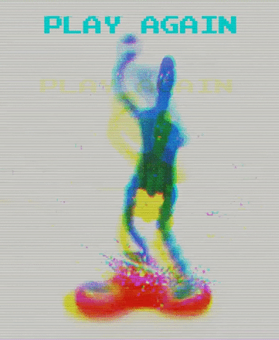 Fidget Toy Play Again Glitch Art GIF